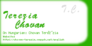 terezia chovan business card